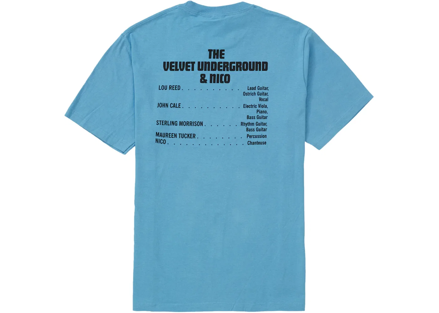 Мужская футболка с принтом Supreme The Velvet Underground & Nico Tee, Light Slate — фото 2