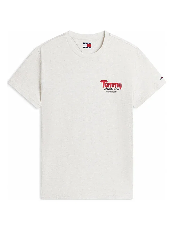 Рубашка светлого серого цвета Tommy Hilfiger, серый — фото 3