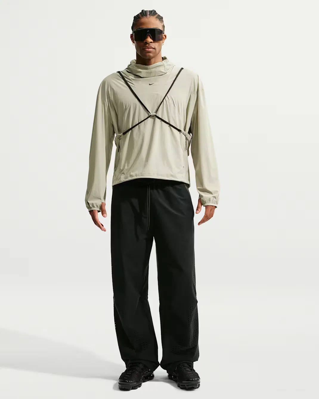 Мужской пуловер-трансформер Dri-FIT Nike Tech Helios, Spruce Fog/Light Pumice/Black — фото 4