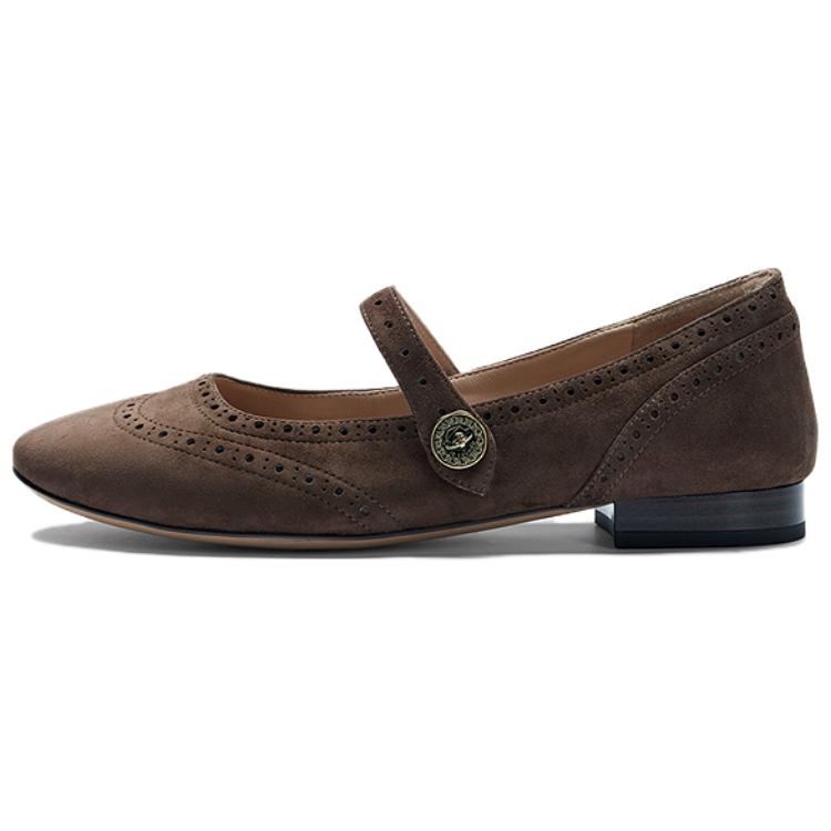 LE SAUNDA Мэри Джейн на платформе Mousse Coffee BRS, цвет Mousse Coffee BRS