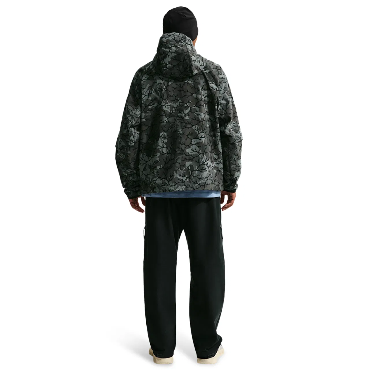 Мужская куртка Dri-FIT Tech Woven AOP Full-Zip Nike, черный — фото 4