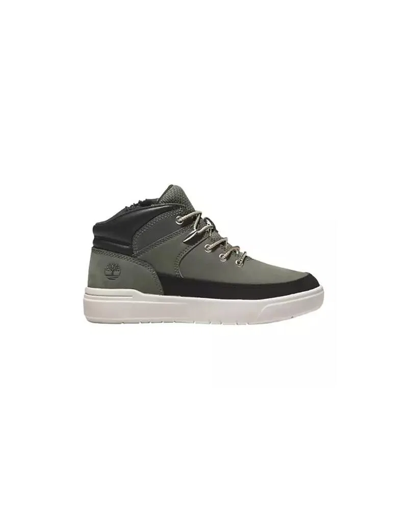 Детские кожаные кроссовки Seby Mid Lace Sneaker J Timberland, Grun