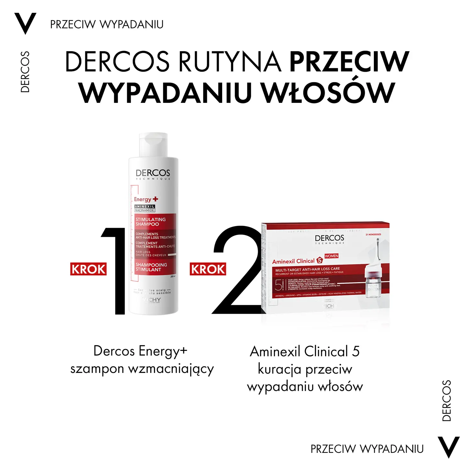 Vichy Dercos Aminexil Clinical 5 средство против выпадения волос в ампулах, 21 х 6 мл/1 упаковка — фото 4