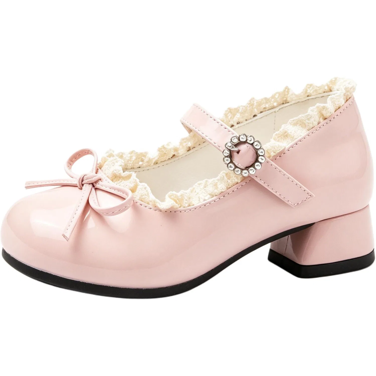 Детские кожаные туфли Unisex JBBCN, Pink