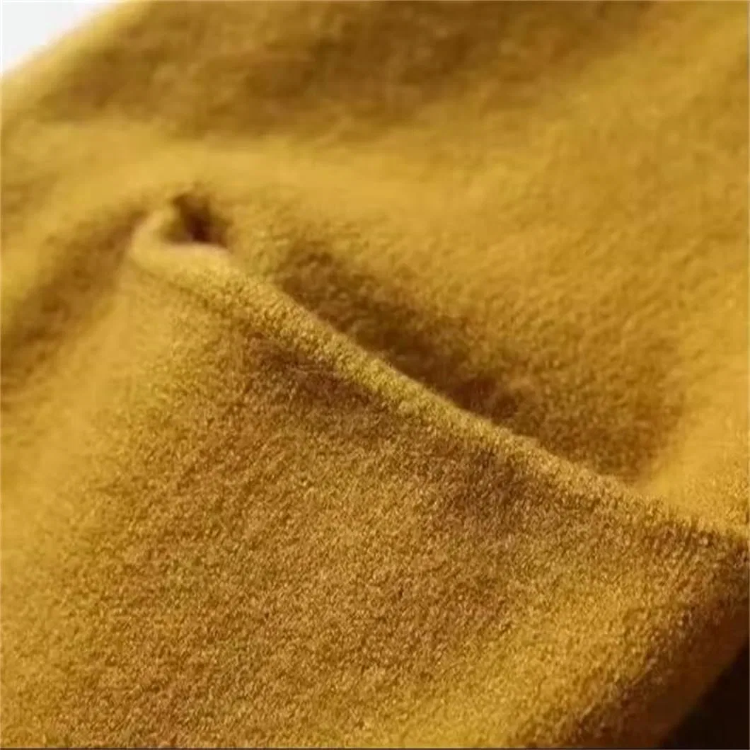 Женское вязаное платье с круглым вырезом и пуговицами Casual, Ginger — фото 4