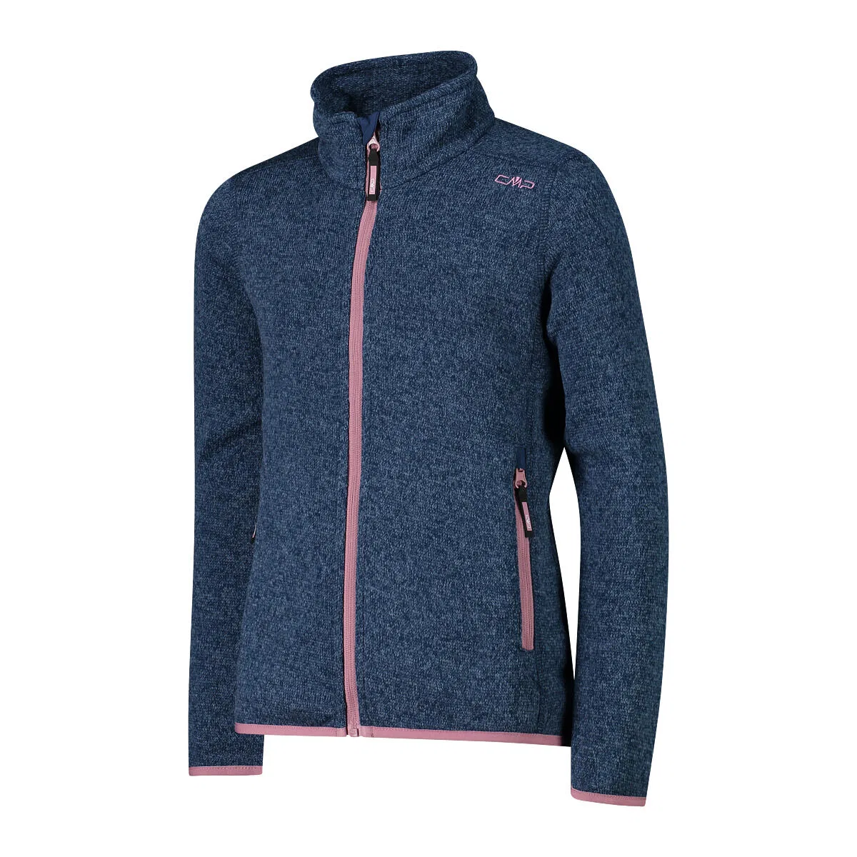 Детская флисовая куртка для девочек Knit-Tech CMP, Konigsblau Konigliches Lila Mediterranes Blau — фото 3
