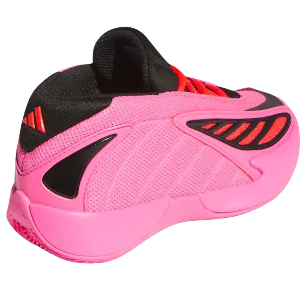 Детские кроссовки для баскетбола с шнуровкой Anthony Edwards 2 C Adidas, розовый — фото 4