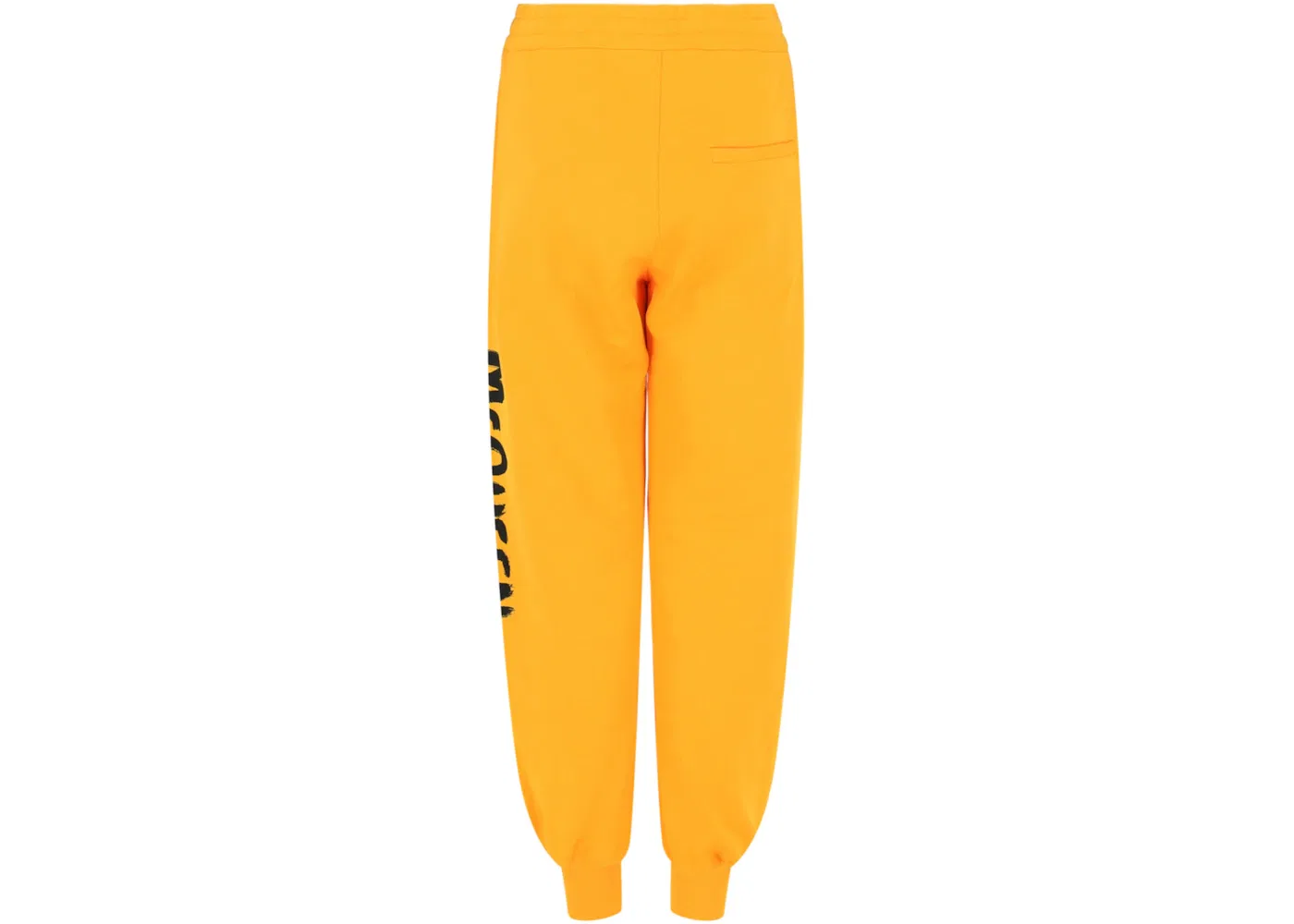 Женские спортивные брюки с принтом Joggers Alexander McQueen, Pop Yellow Black — фото 2