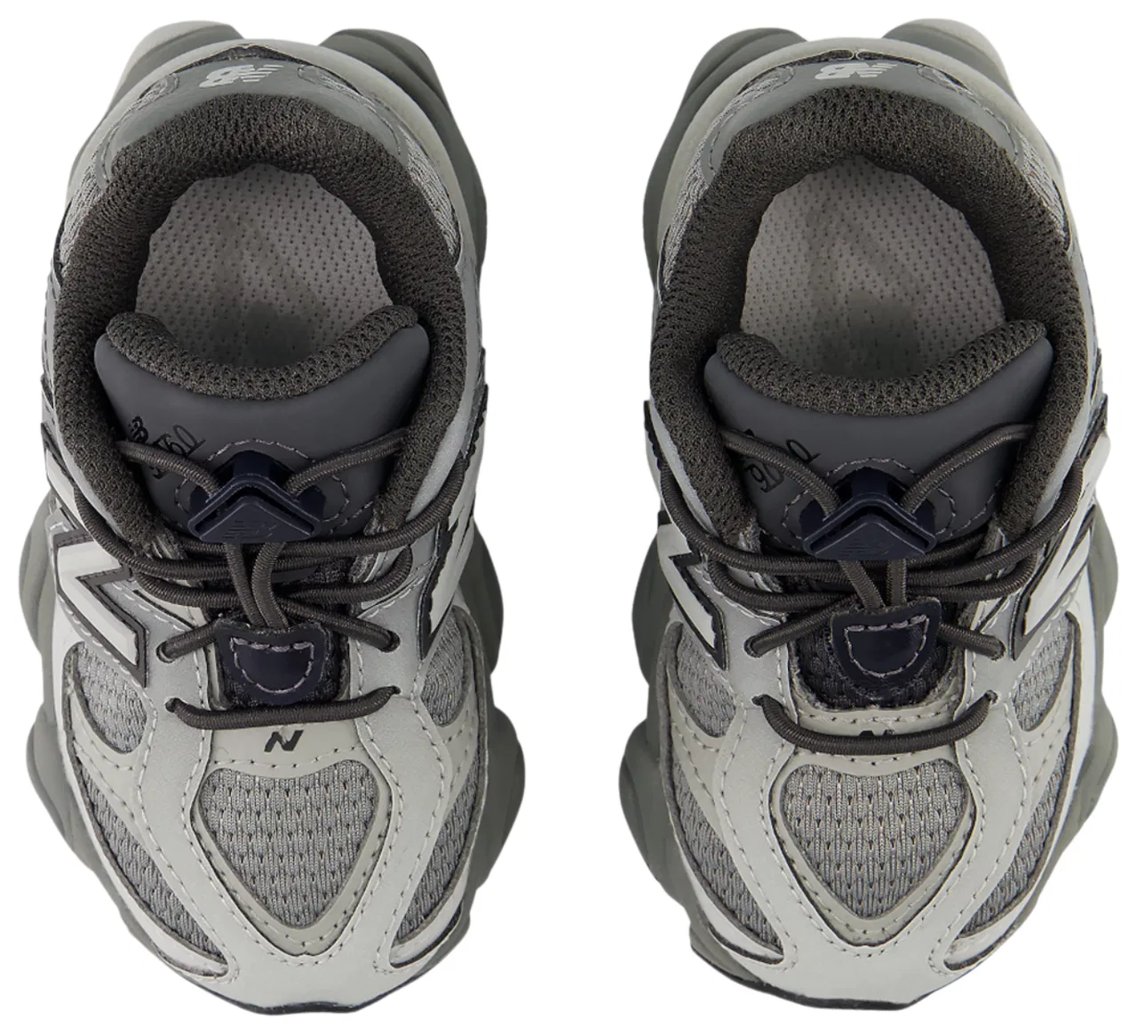 Детские кроссовки для мальчиков с амортизацией ABZORB New Balance 9060, Slate Grey/Harbor Grey — фото 4