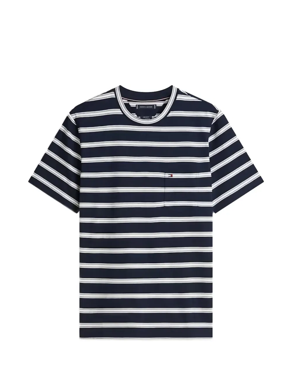 Полосатая футболка с карманом Tommy Hilfiger, синий