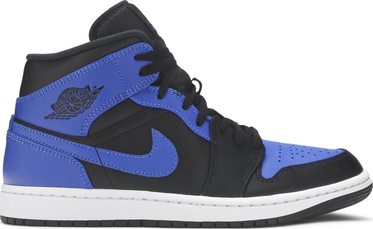 

Кроссовки Air Jordan 1 Mid Hyper Royal, синий