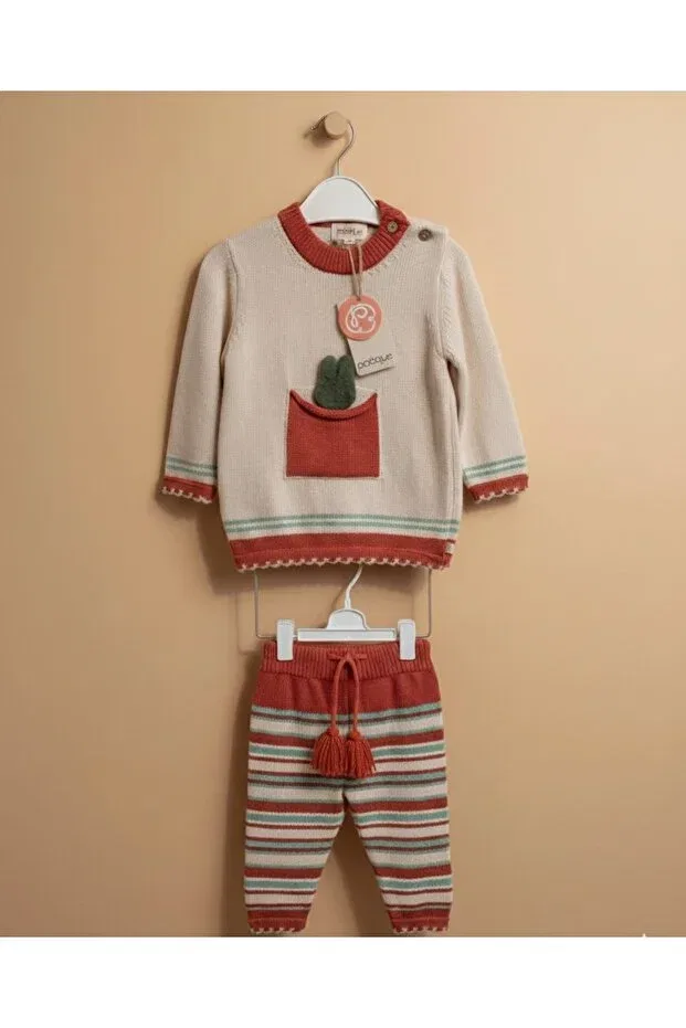 Детский комплект шорт для мальчиков органический хлопок Ggkids, Nude Color