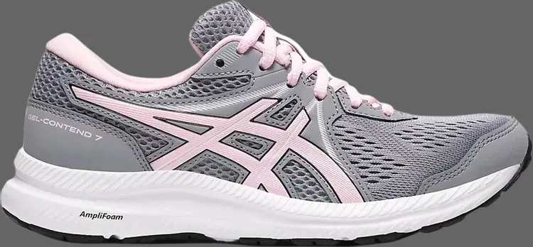 

Кроссовки wmns gel contend 7 'sheet rock pink salt' Asics, серый