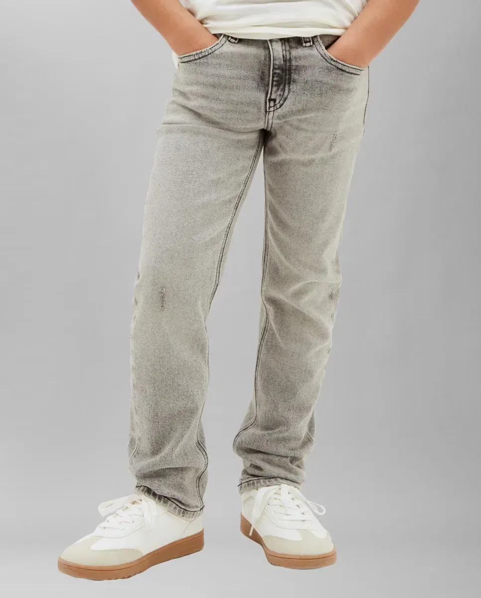 Детские джинсы для мальчиков с 5 карманами Calvin Klein, Gris