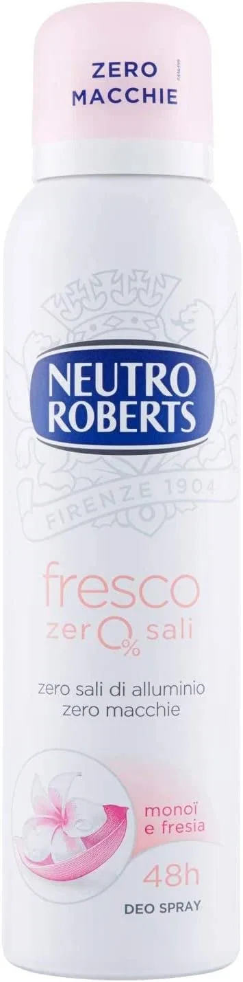 Дезодорант-аэрозоль Neutro Roberts Fresco Rosa без алюминия, 150 мл, набор 12 шт, Italian Gourmet E.R.