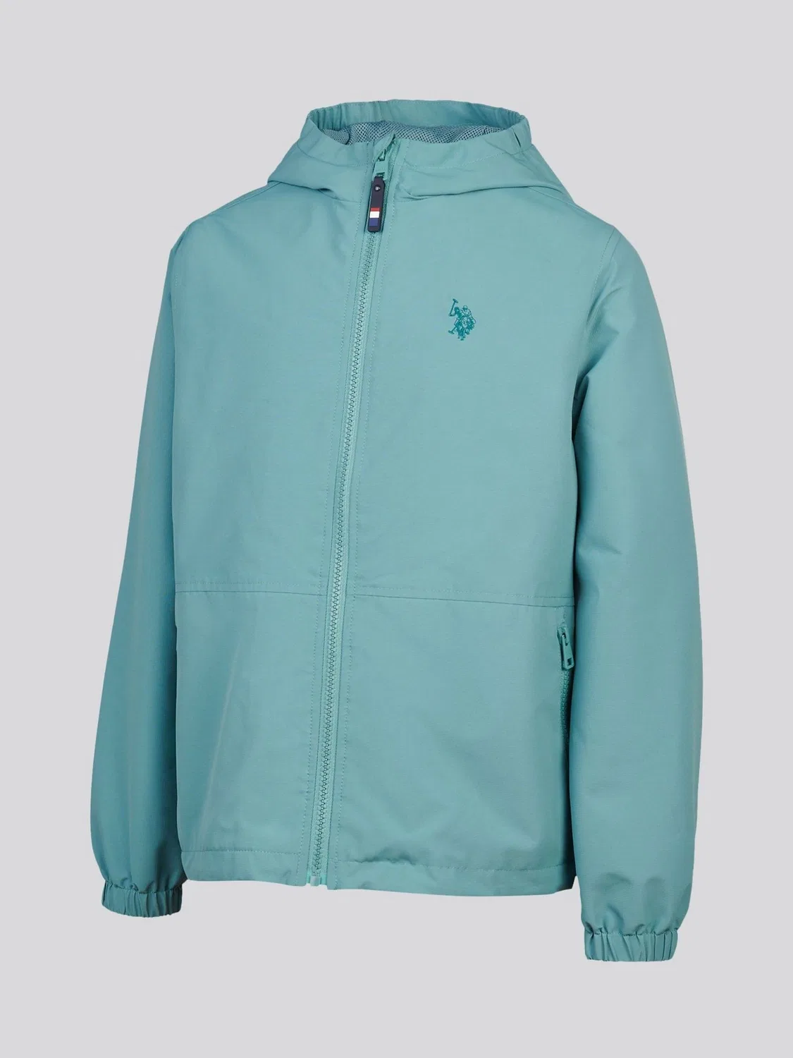 Ветровка капюшоном U.S. Polo Assn., бирюзовый — фото 2