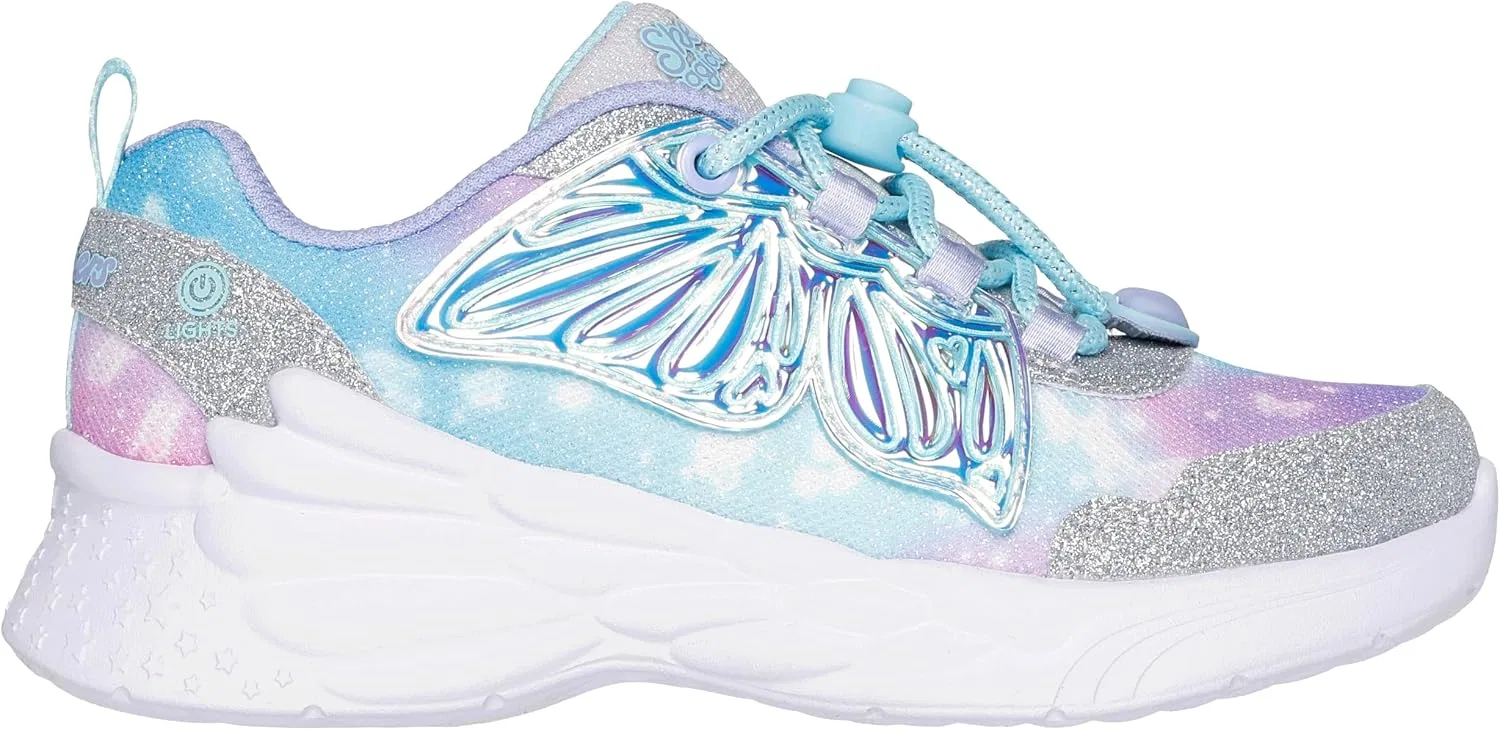 Детские кроссовки для девочек Dream Racer Skechers, Silver/Lavender