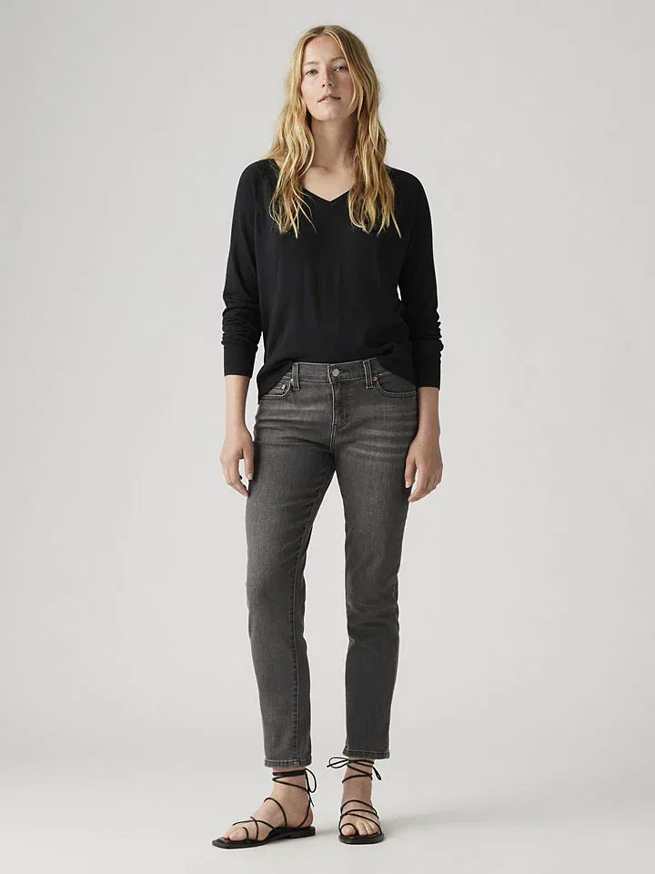 Джинсы boyfriend fit Levi's, Grey — фото 4
