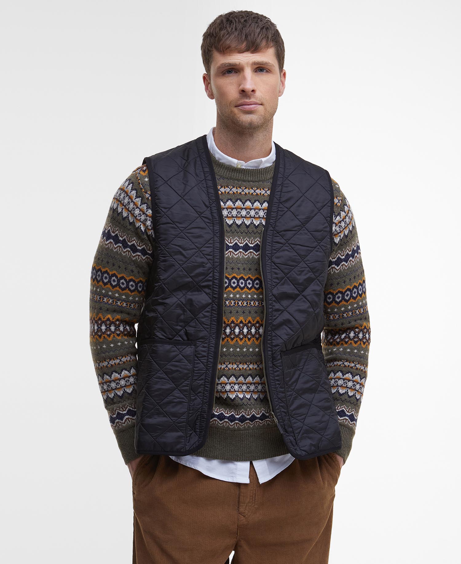 

Жилет Barbour Polarquilt Zip-In Liner, классический черный