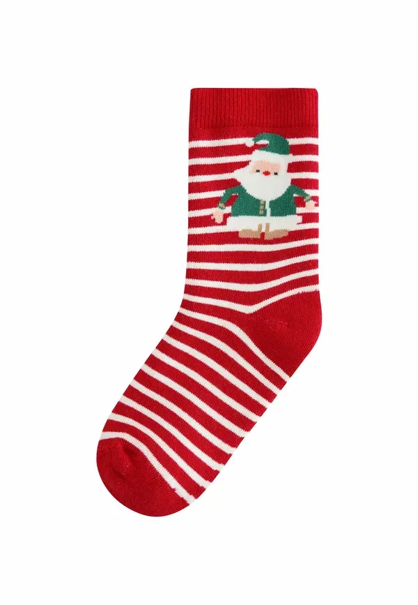 Комплект носков 5 пар, хлопок, Christmas 5 pack, Next, красный, зеленый — фото 3