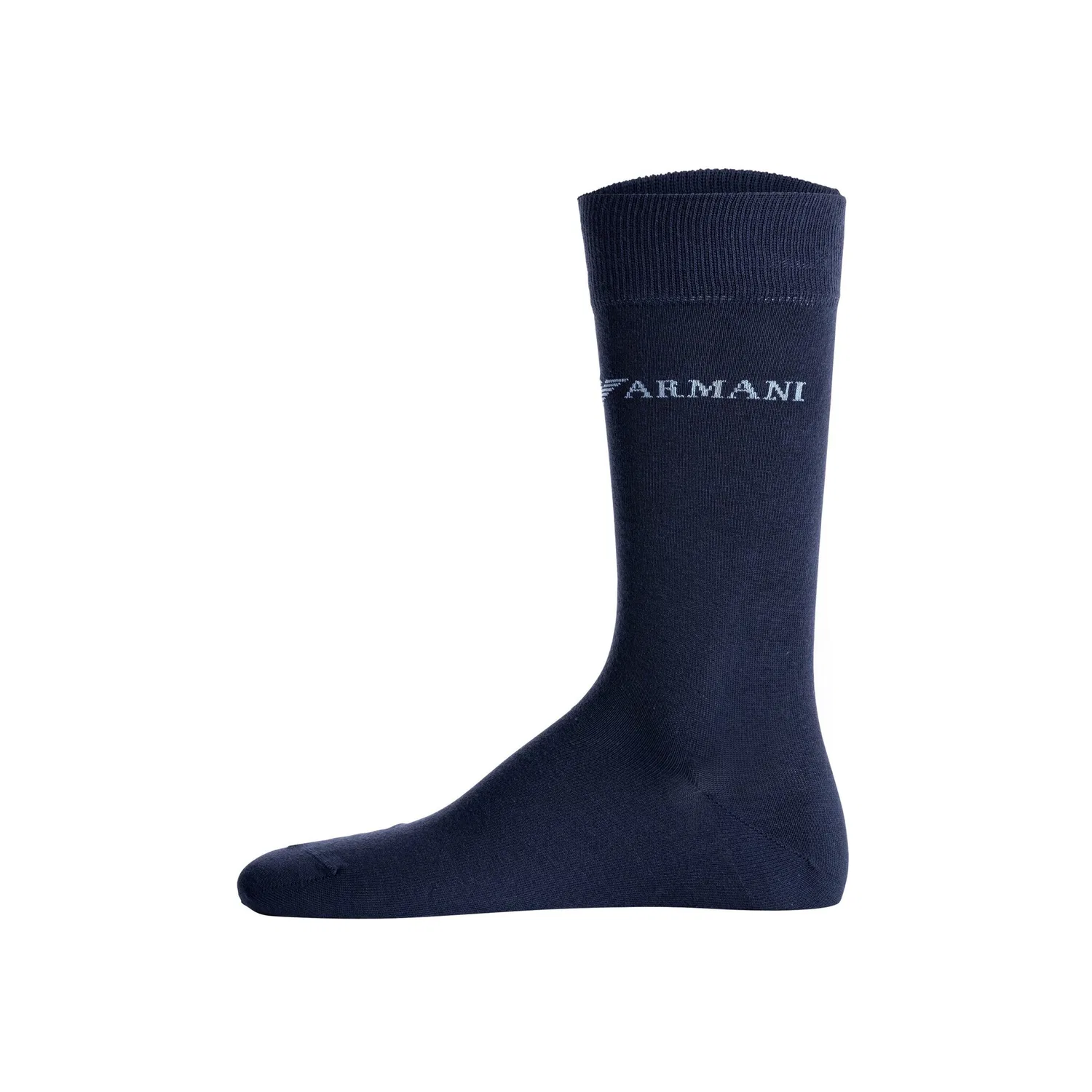 Мужские короткие носки с логотипом Emporio Armani, Navy Blue — фото 3