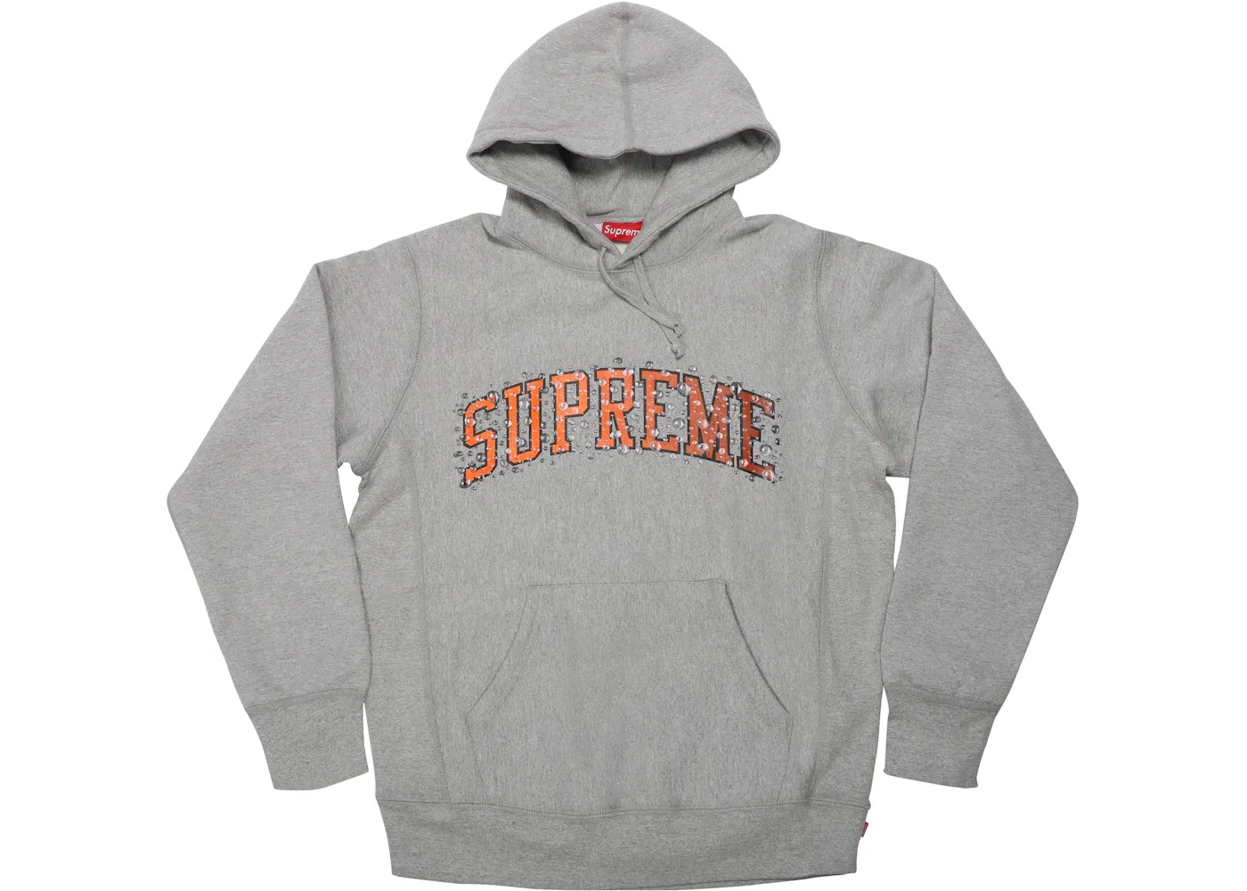 Мужской худи с принтом Water Arc Supreme, Heather Grey