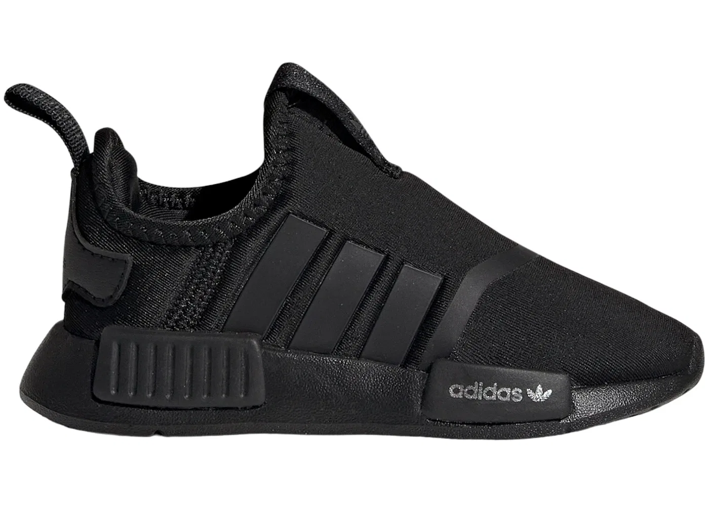 Детские кроссовки с повседневным стилем Adidas NMD 360, Core Black Silver Metallic Cloud White