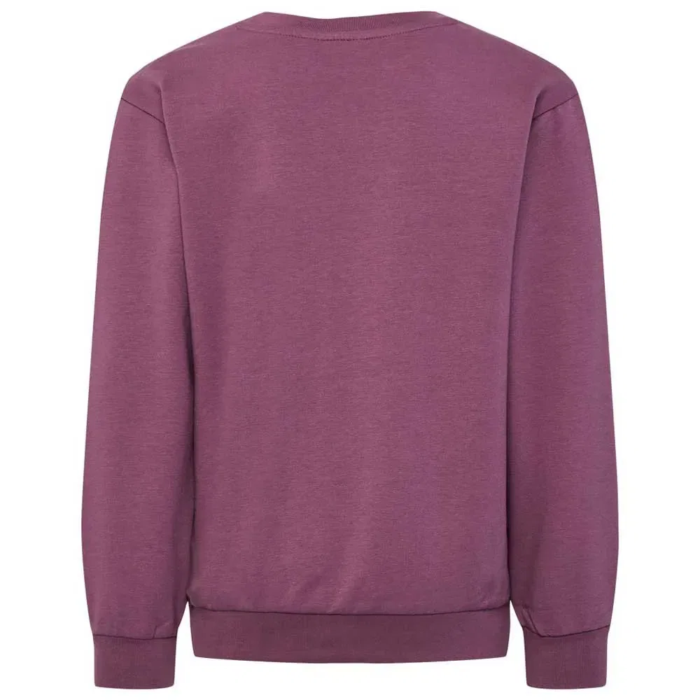 Детский свитшот для девочек хлопковый Fastwo Hummel, Purple — фото 2