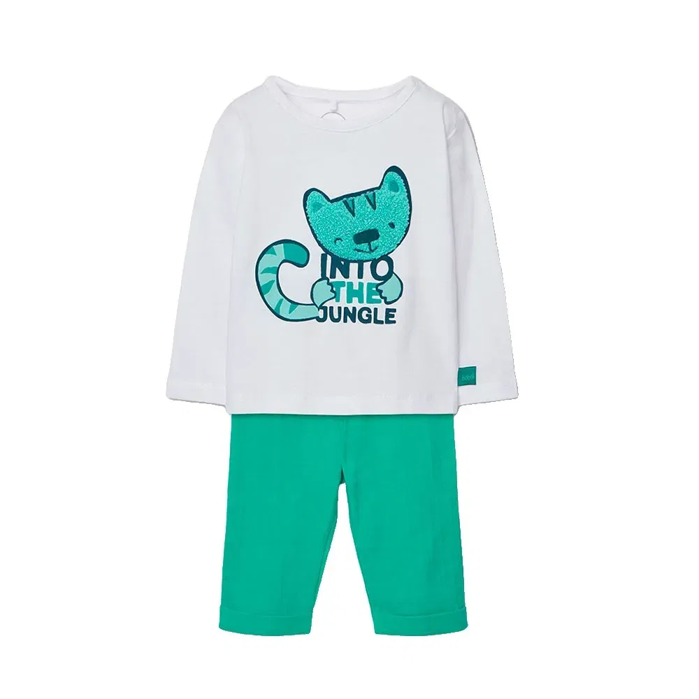 Комплект Boboli 233008 long sleeve set, зеленый