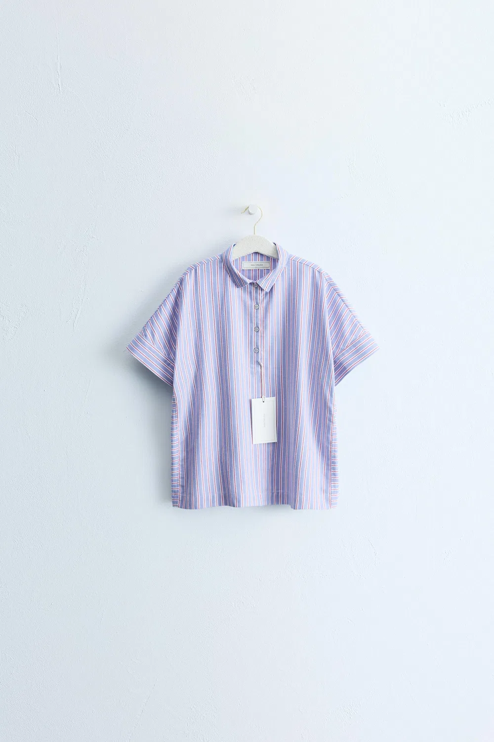 Платье-рубашка в полоску от Zara Timeless, Blue