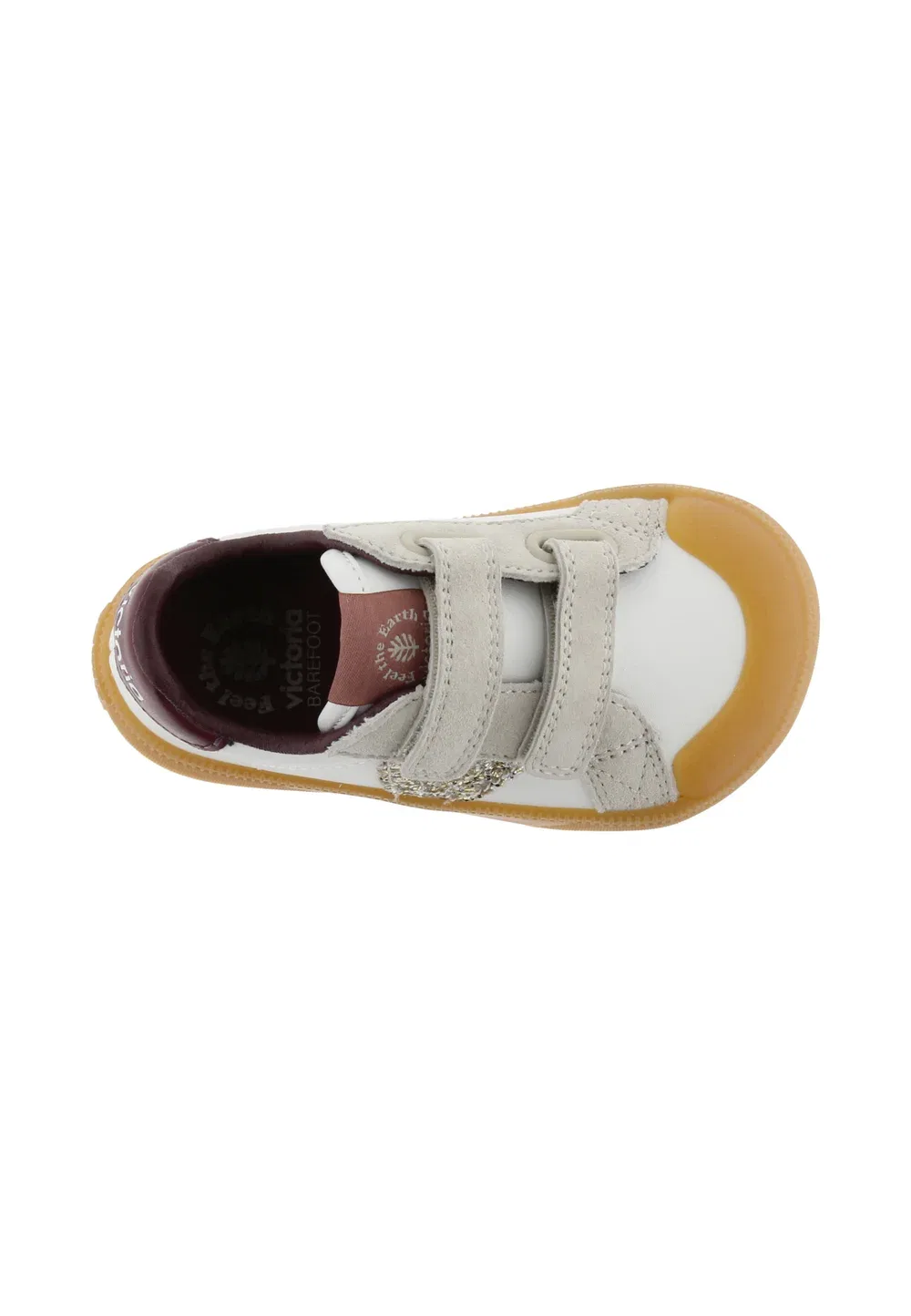 Детские кроссовки Oliver barefoot trainer 1356106 унисекс - обувь для малышей Victoria Shoes, Burdeos — фото 3