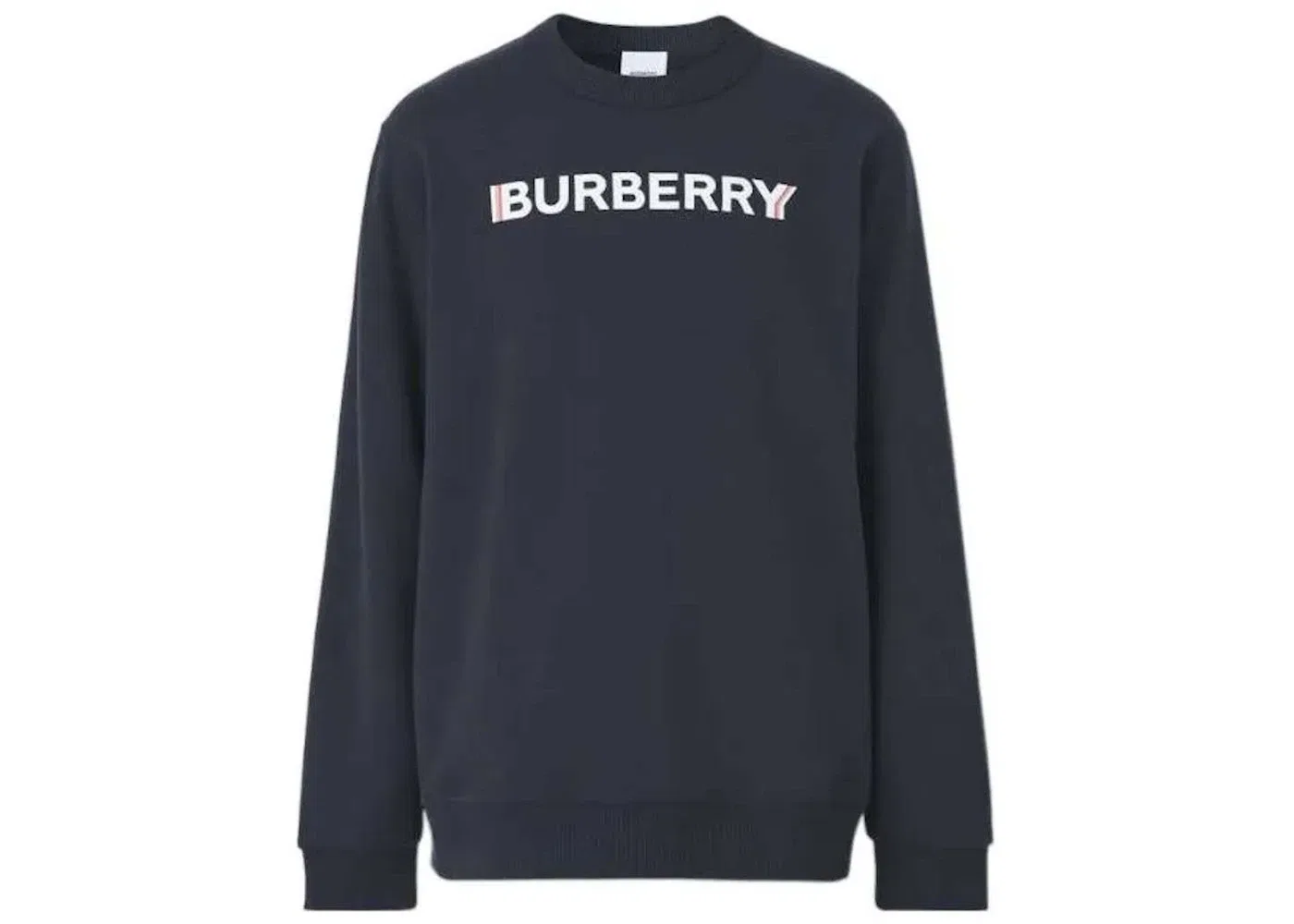 Мужской свитшот с принтом Burberry Logo Print Cotton, Navy