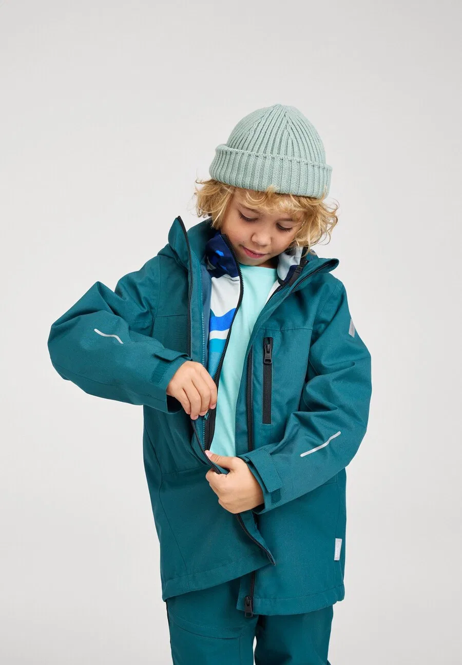 Куртка Reima Outdoor 'Saarela' темно-зеленого цвета — фото 2