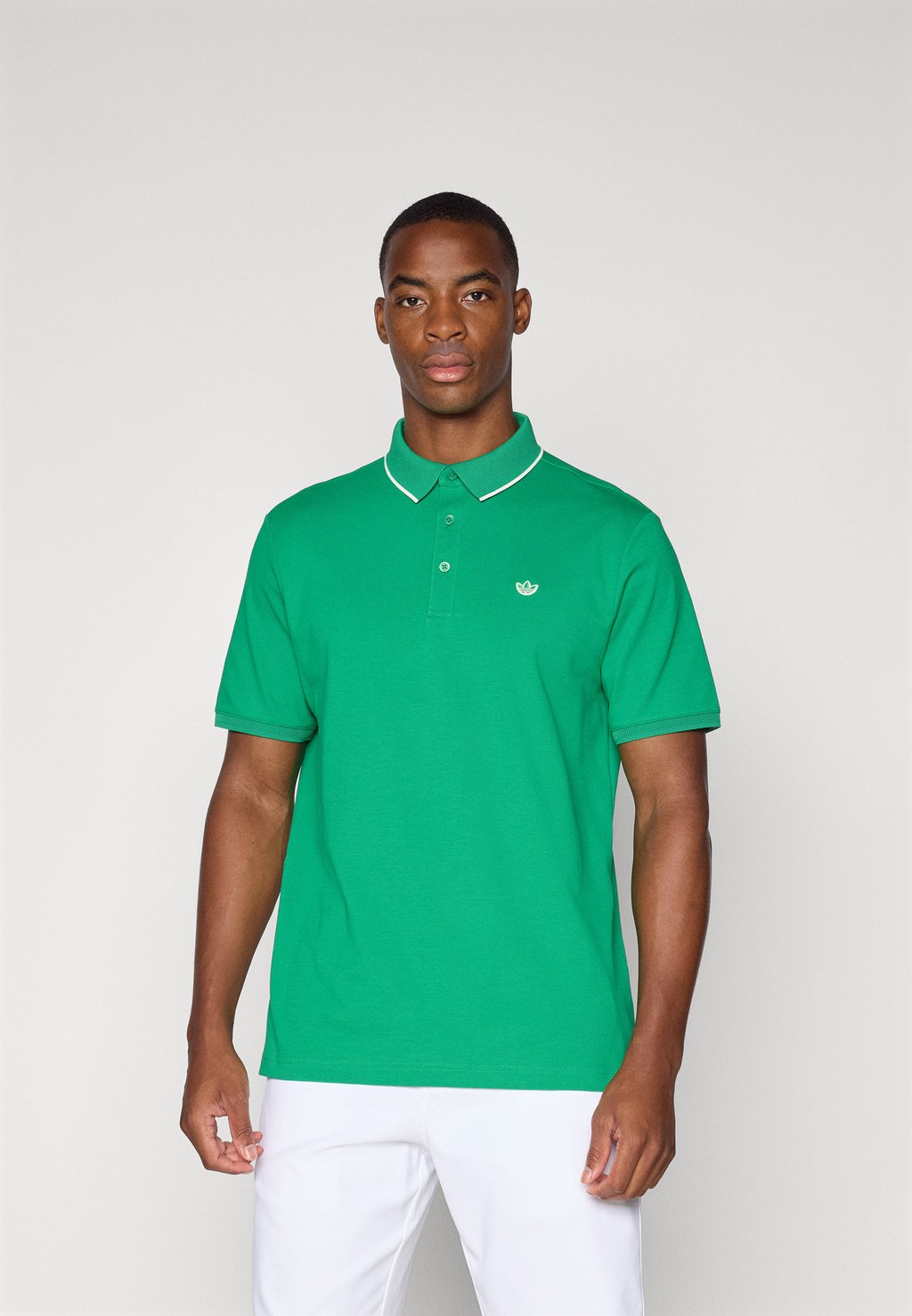 

Рубашка поло SOLID Adidas Golf Originals, зеленый