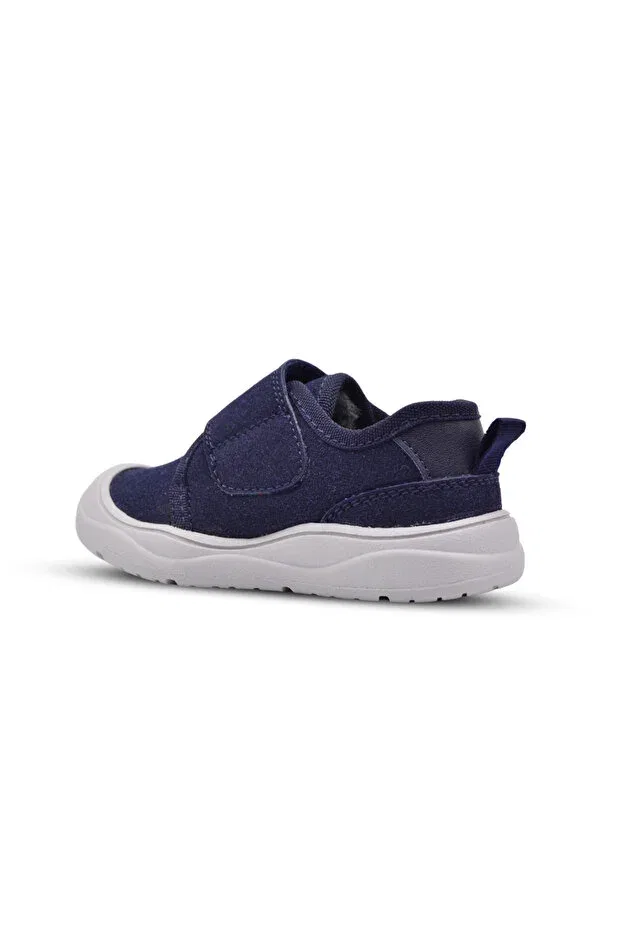 Детские туфли для мальчиков с липучкой Kids A More, Navy Blue — фото 3