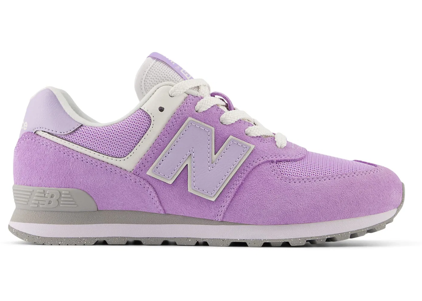 Детские кроссовки для девочек с повседневным стилем New Balance 574, Lilac Glo/Bright Lavender