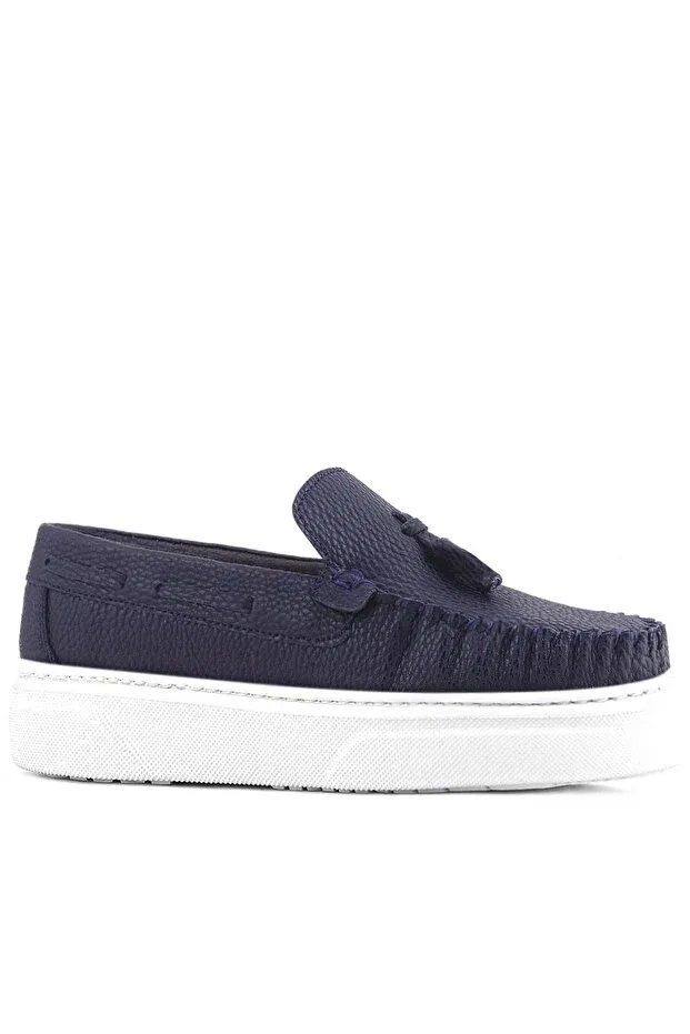 Детские мокасины для мальчиков с плоским ходом Rakerplus, Navy Blue — фото 2