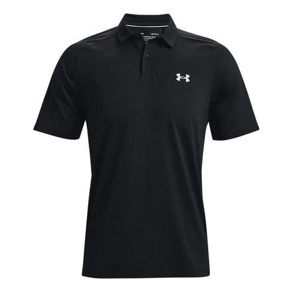 

Футболка iso-chill polo shirts 'black' Under Armour, черный