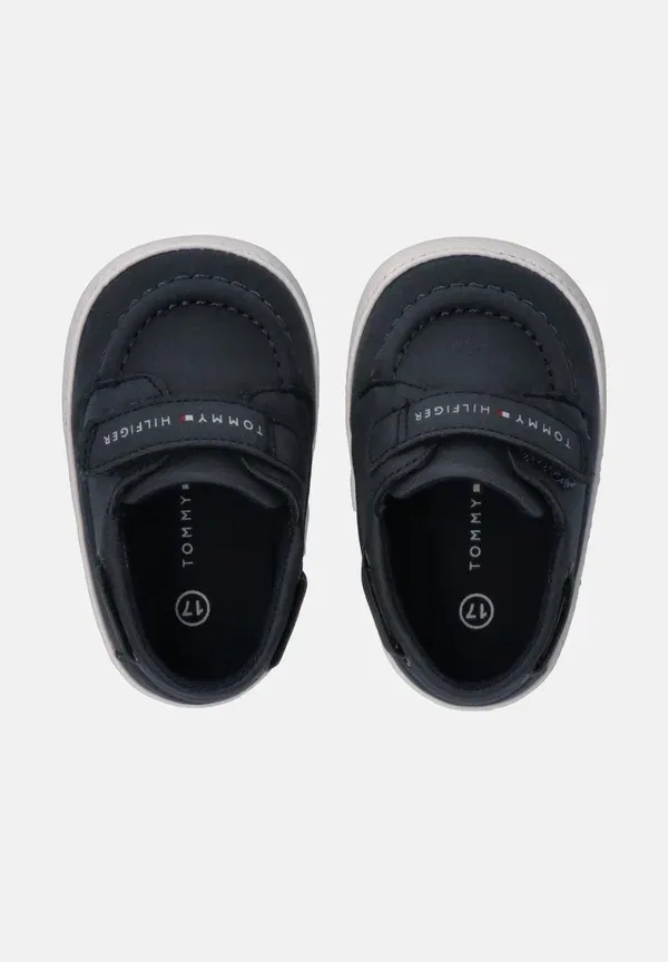 Мокасины из синтетики Moccasins Tommy Hilfiger, Blu, синий — фото 3