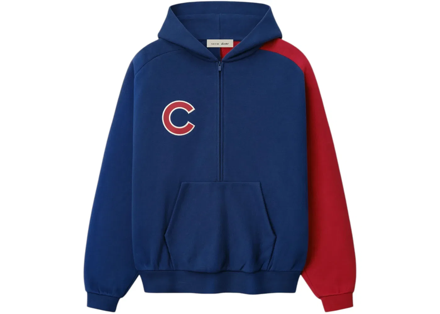 Мужская спортивная худи Fear of God Cubs Raglan Half Zip Sport Hoodie