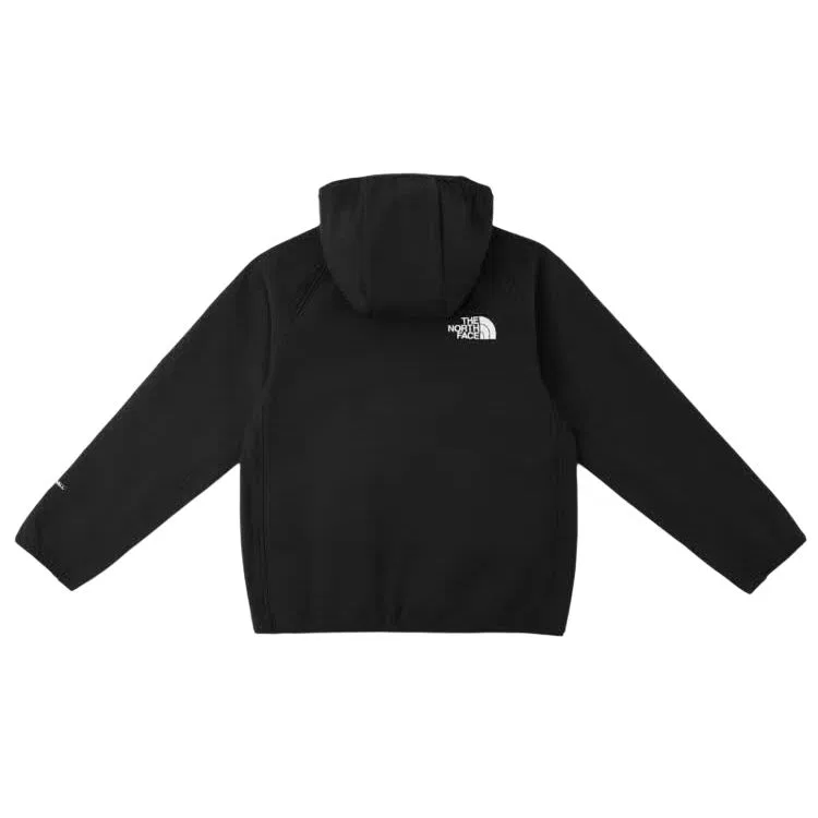 Детская куртка из софтшелла с капюшоном Cosmic Black THE NORTH FACE — фото 3