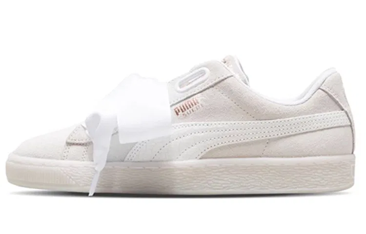 Спортивные кеды для девочек Suede Heart Artica Low PUMA, White