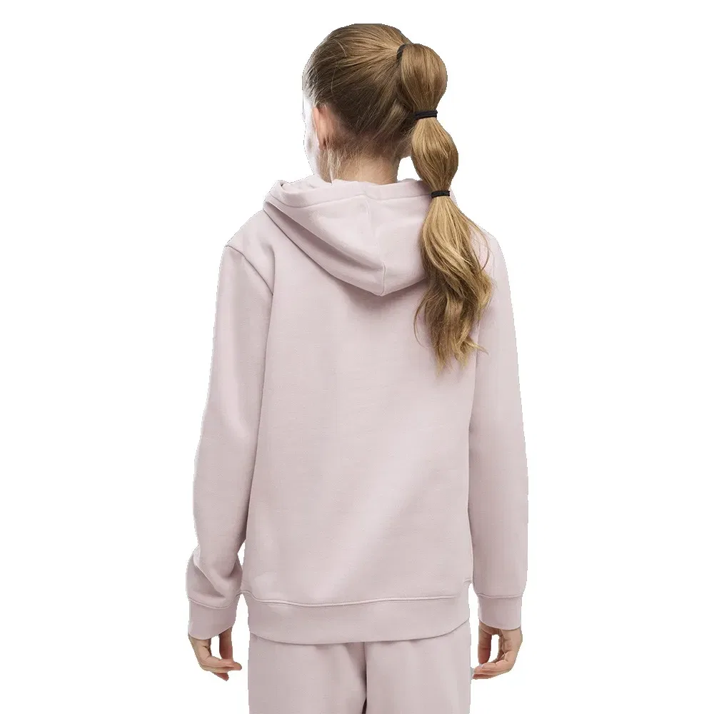 Детское худи с принтом Puma Essential Script Glitter Puma, Pink — фото 2