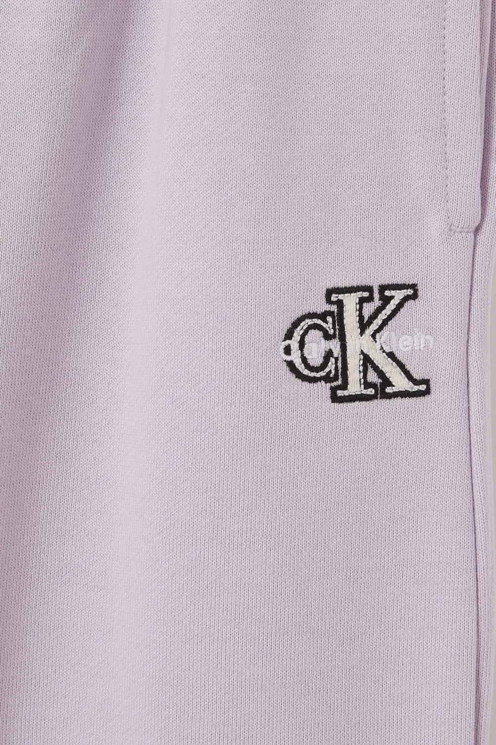 Широкие брюки из хлопка с логотипом Calvin Klein — фото 4