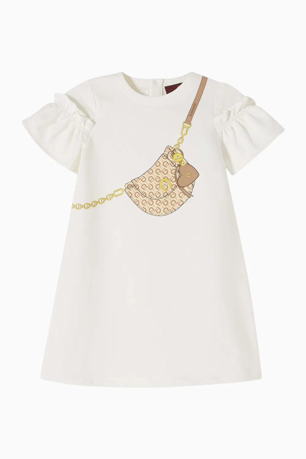 Платье с принтом Crossbody Bag AIGNER
