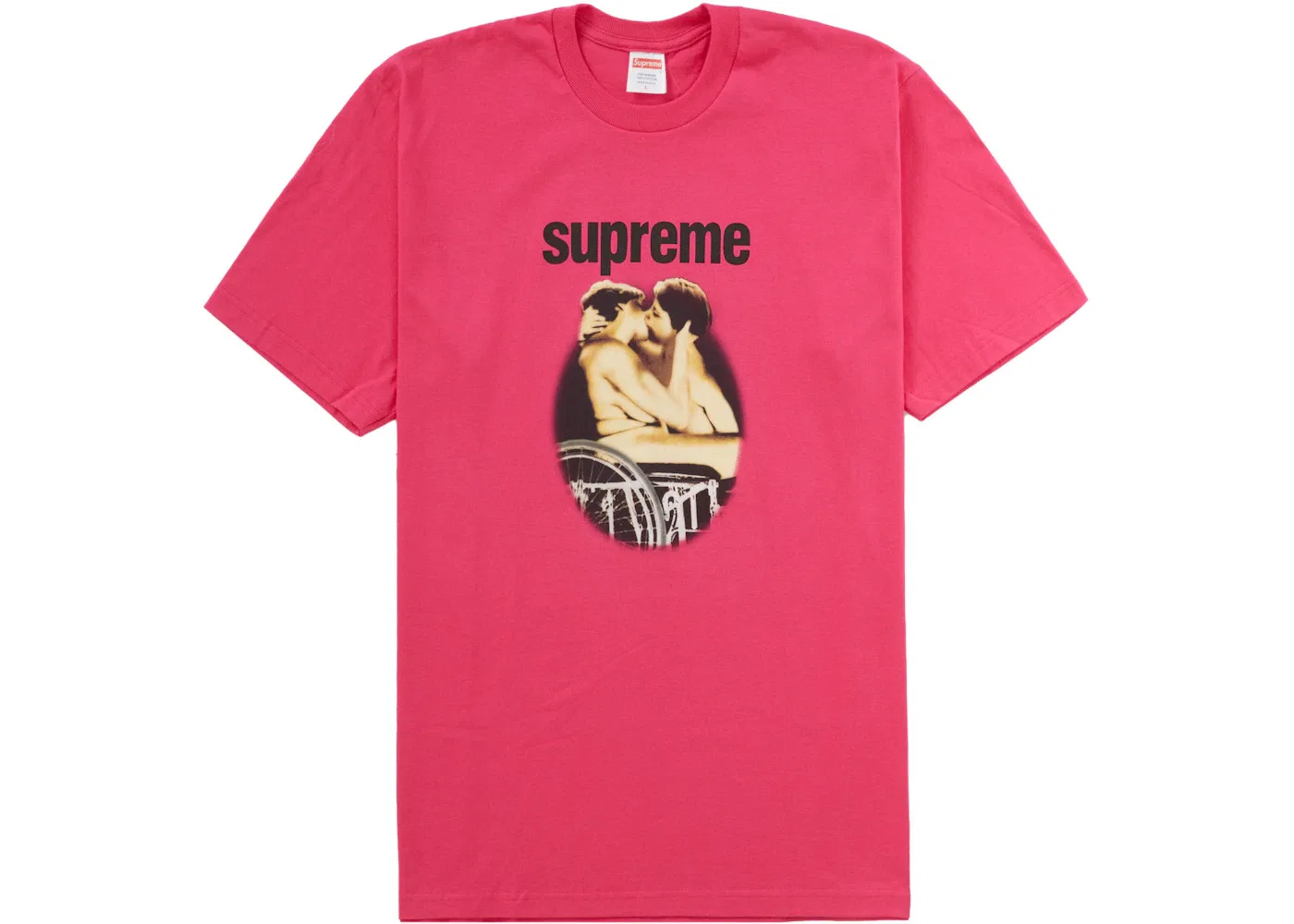 Мужская футболка с принтом Supreme Tee (SS23), Pink