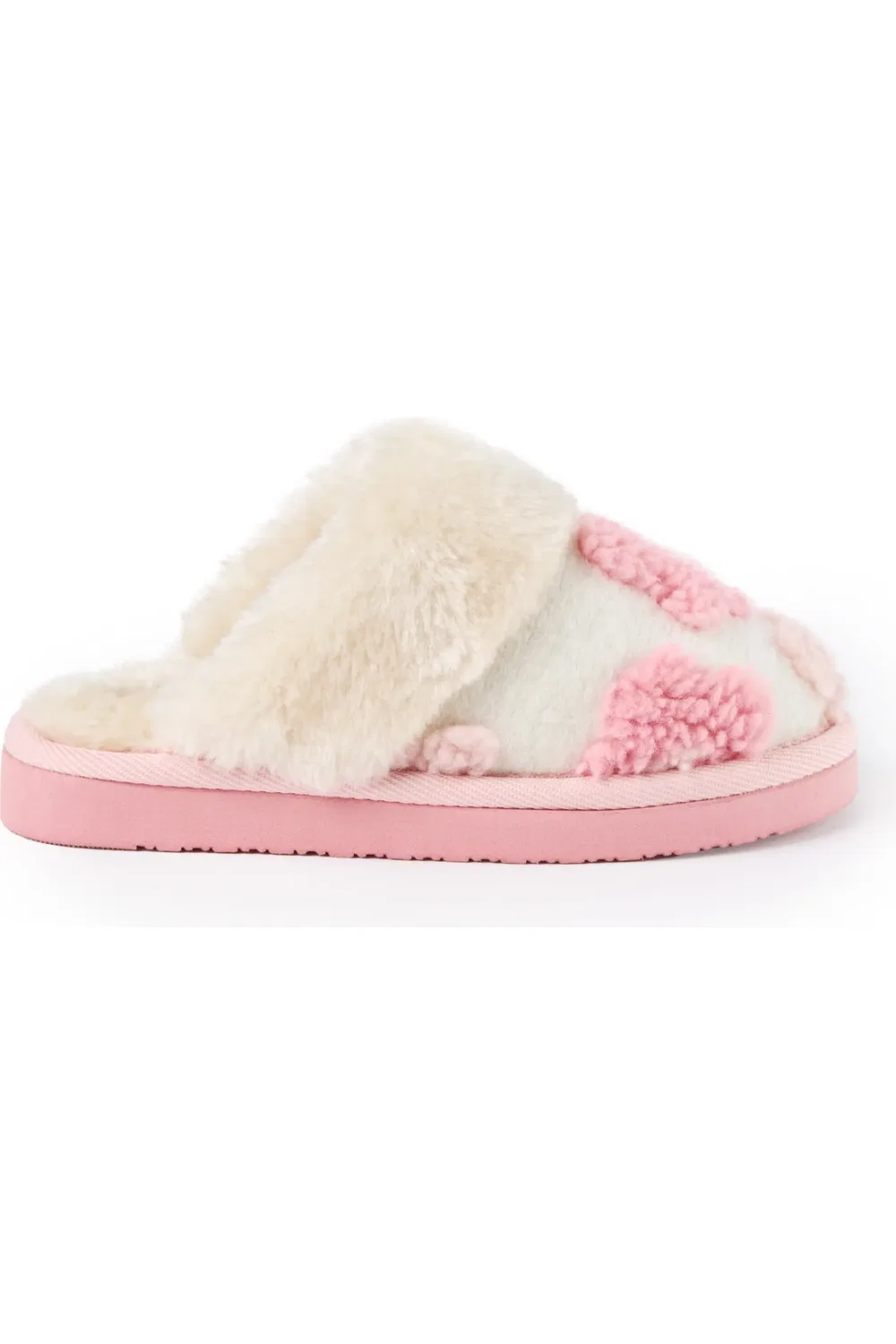 Детские тапочки слипперы с объемным узором Minnetonka, Blush — фото 3