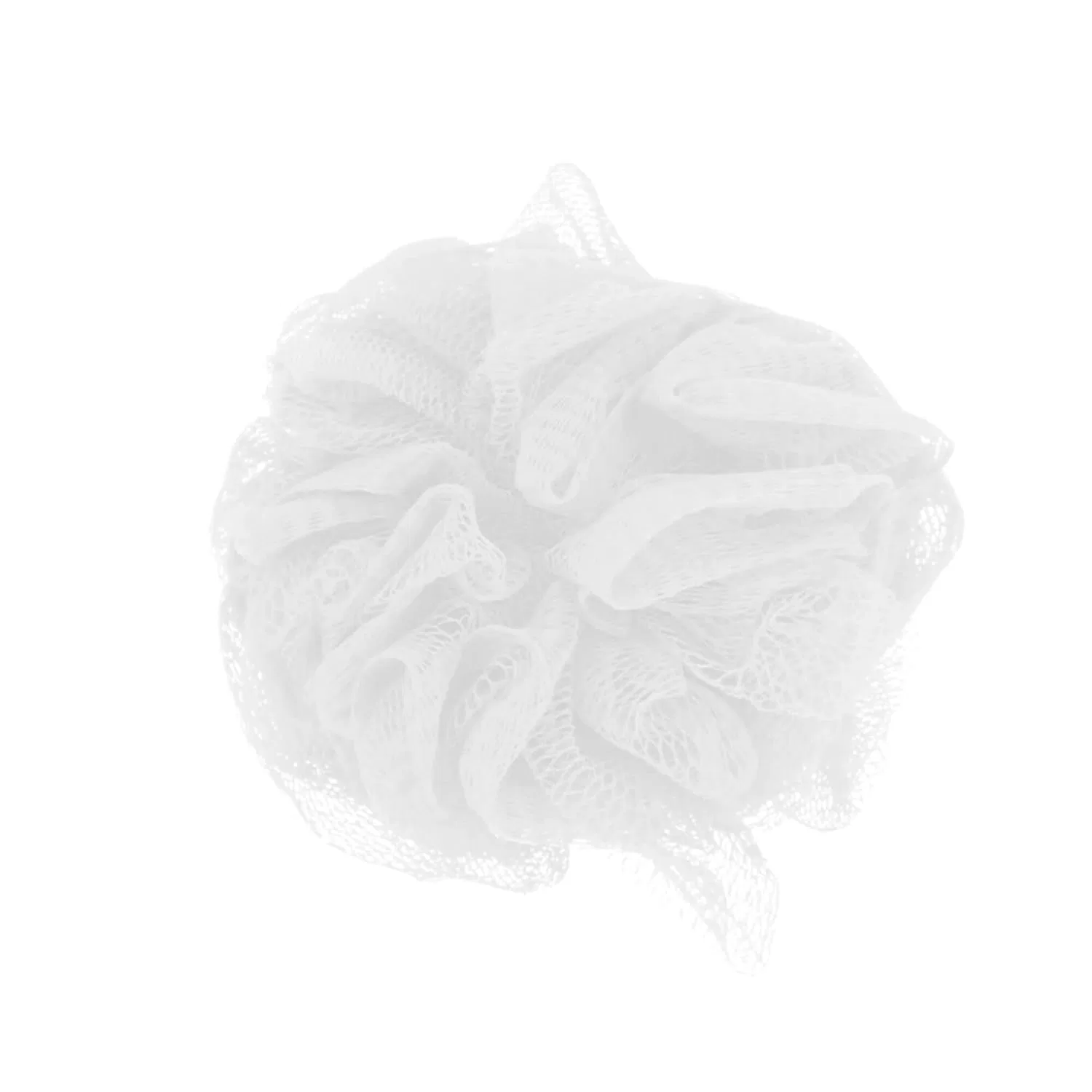 Массажная мочалка-цветок Ellepi, 10 г, Pastel White