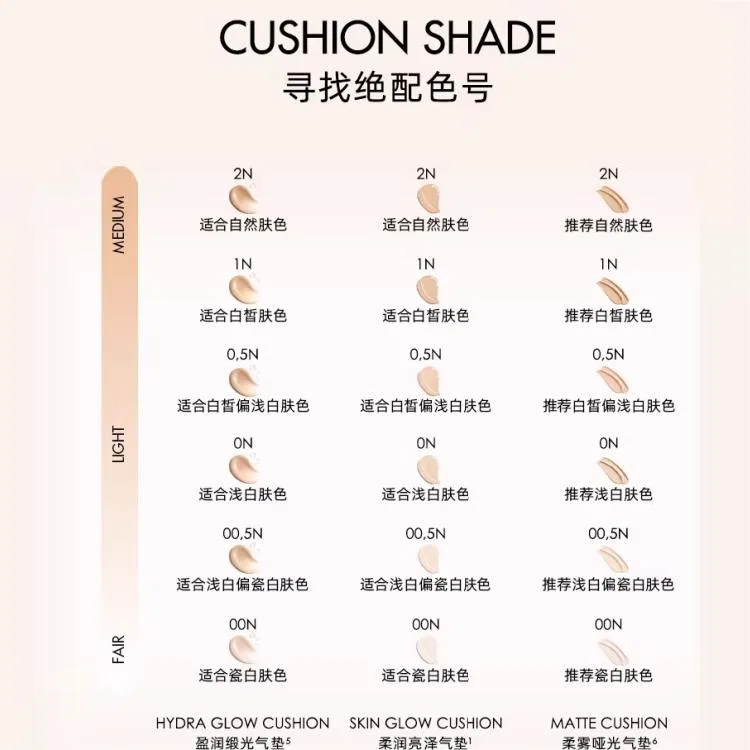Женская тональная основа с сияющим финишем, модель Air Cushion Replacement Core, DIOR, #00.5N — фото 4
