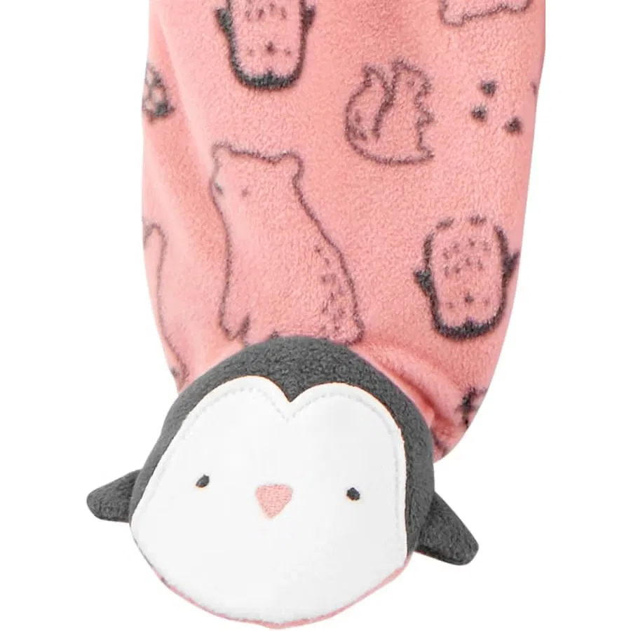 Комбинезон для сна из флиса с закрытыми ножками, 2 штуки, Simple Joys — фото 4